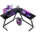 ODK L Shaped Gaming Desk,120×120 cm, Carbon Fiber Black - image 1