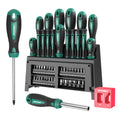 HYCHIKA 51-Piece Magnetic Screwdriver Set | Phillips & Precision Bits