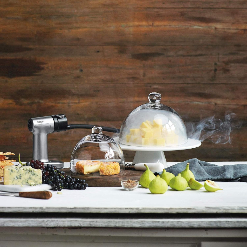 Sage The Smoking Gun Food Smoker – Dual Speed Cold Smoke Infuser, Silver