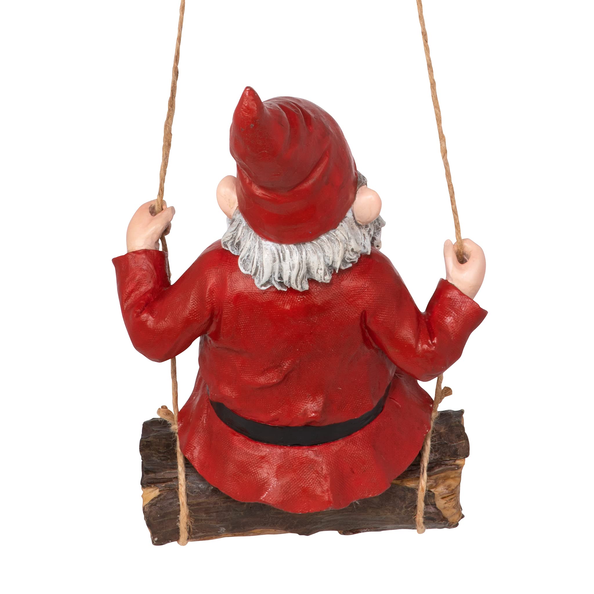 Design Toscano Sammy the Swinging Garden Gnome Outdoor Statue – 38cm
