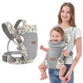 IULONEE Ergonomic Baby Carrier with Lumbar Support – Grey, 3-36 Months