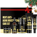 5-Piece Men's Anti-Aging Skincare Set with Face Wash & Serum