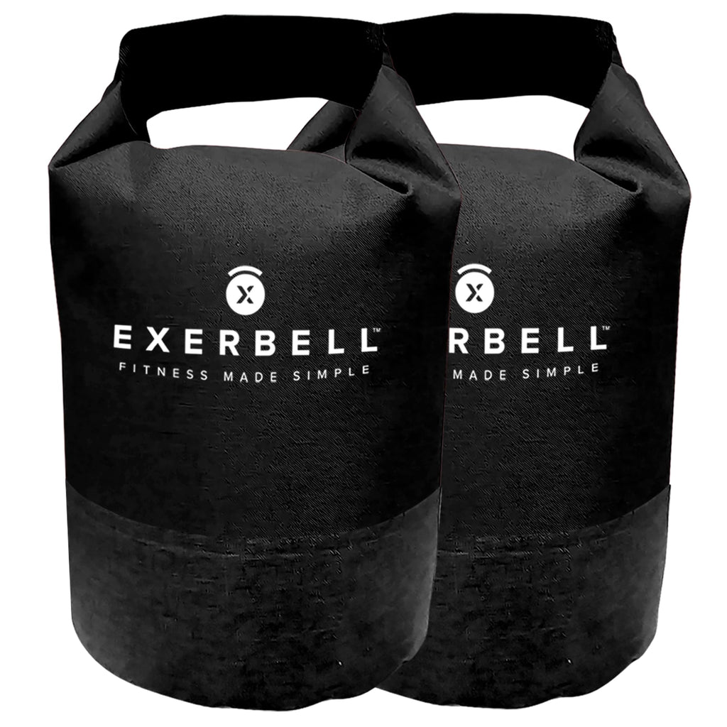 Exerbell Adjustable Foldable Kettlebell Set - 2-14kg Water & Sandbag