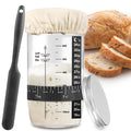 Sourdough Starter Kit - 680ml Glass Jar with Thermometer