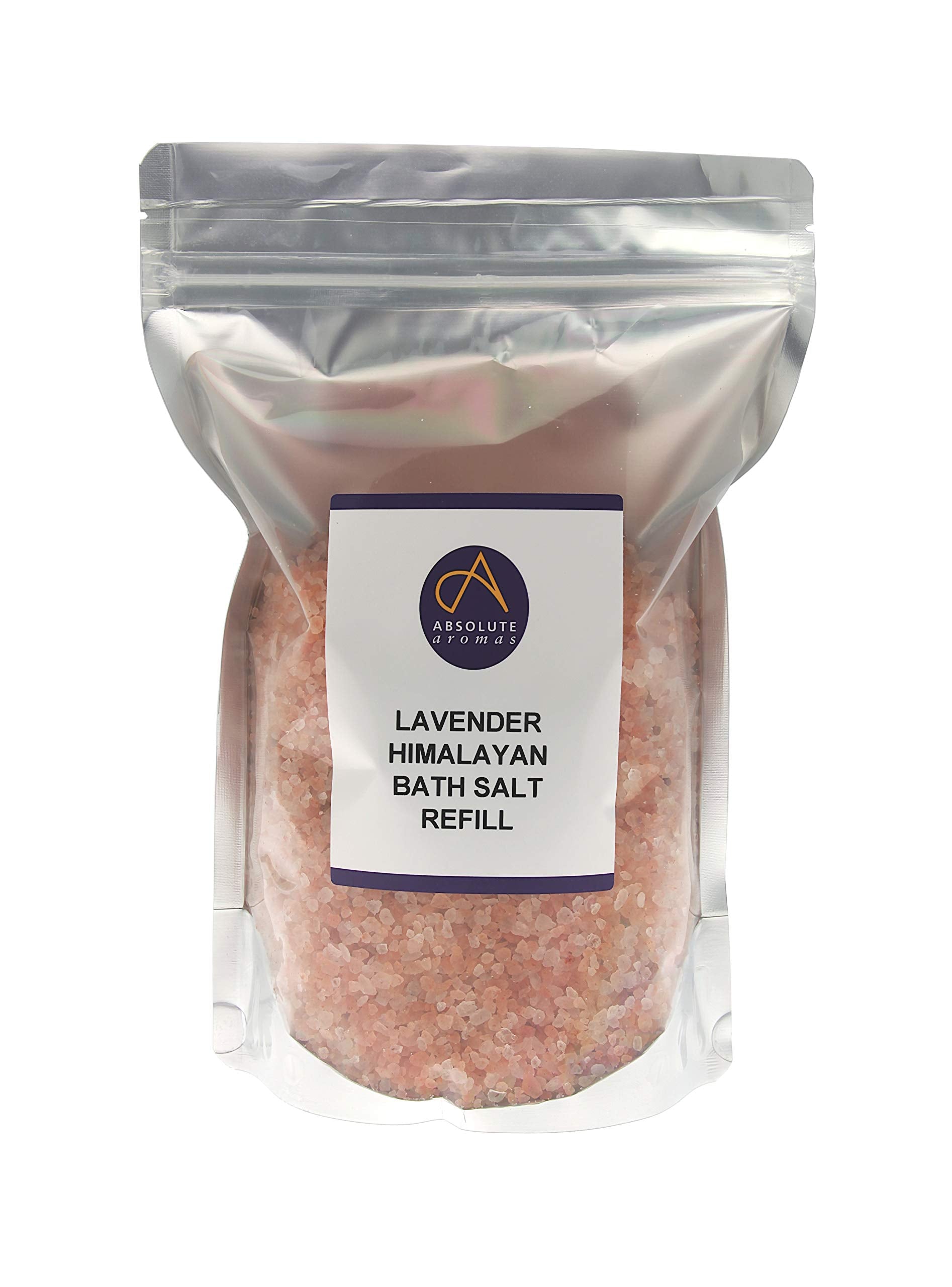 Absolute Aromas Lavender Himalayan Bath Salts – 1kg Pure Essential Oil