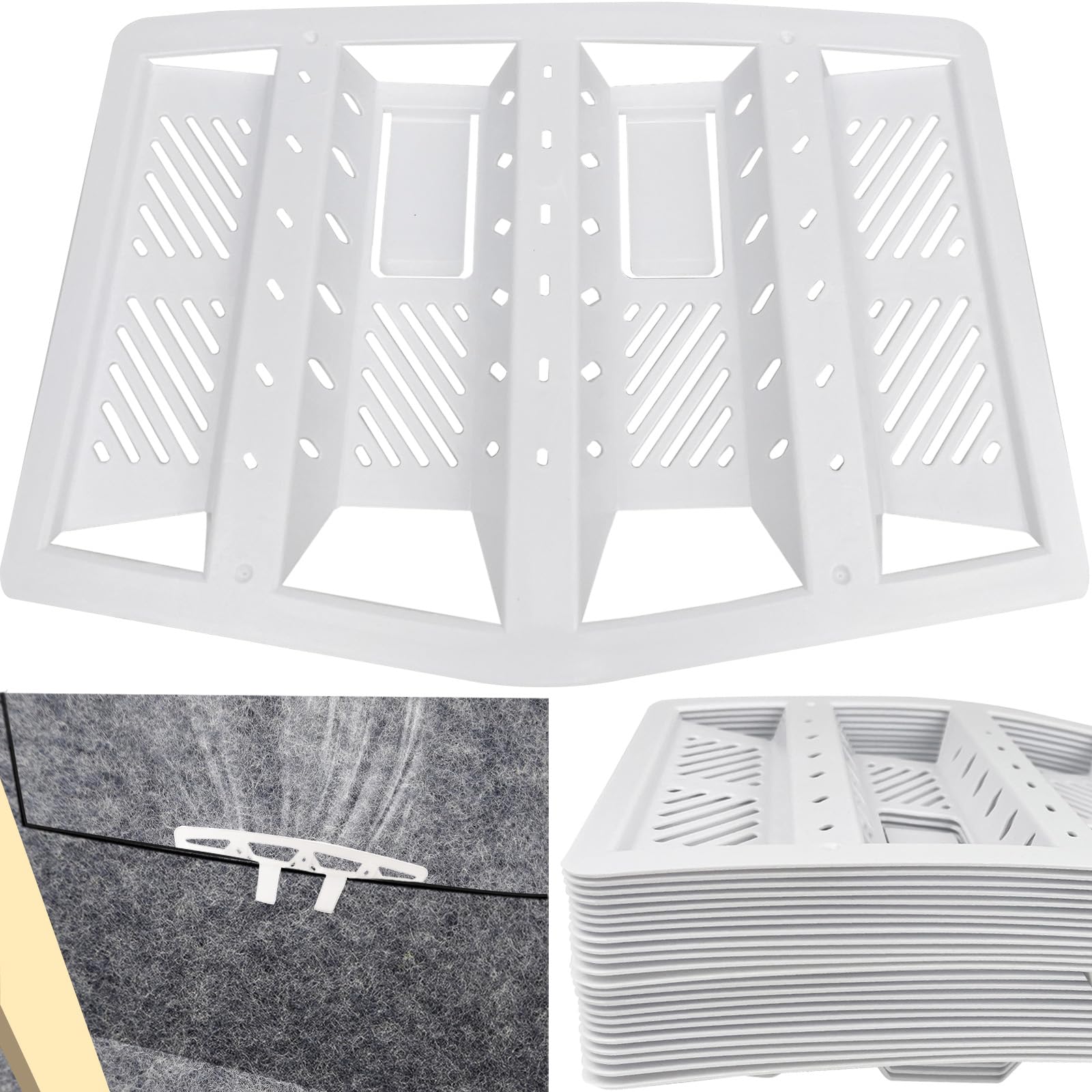 Jolof Store Felt Lap Vents - 22 Pack Loft Roof Ventilation for Condensation