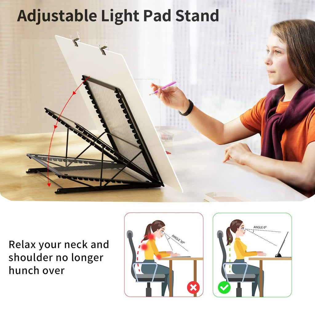 ARTDOT A2 LED Light Pad for Diamond Art | Adjustable Tracing Board