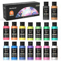 Shuttle Art Chameleon Acrylic Paint Set - 16 Iridescent Colors (60ml)