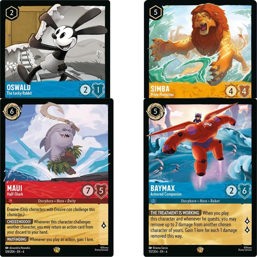 Disney Lorcana TCG: Azurite Sea Booster Pack - 12 Trading Cards