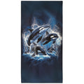 YISUMEI Jumping Whales Microfibre Beach Towel – Extra Large Quick Dry