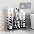 Binwat Stainless Steel Toothbrush Holder – Wall Mounted 5-Slot Caddy