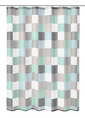 Kleine Wolke Check Shower Curtain | Mare Blue Textile PES | 180x200 cm