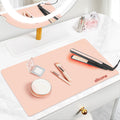Silicone Dressing Table Mat Protector for Makeup, 55x30cm, Baby Pink - image 1