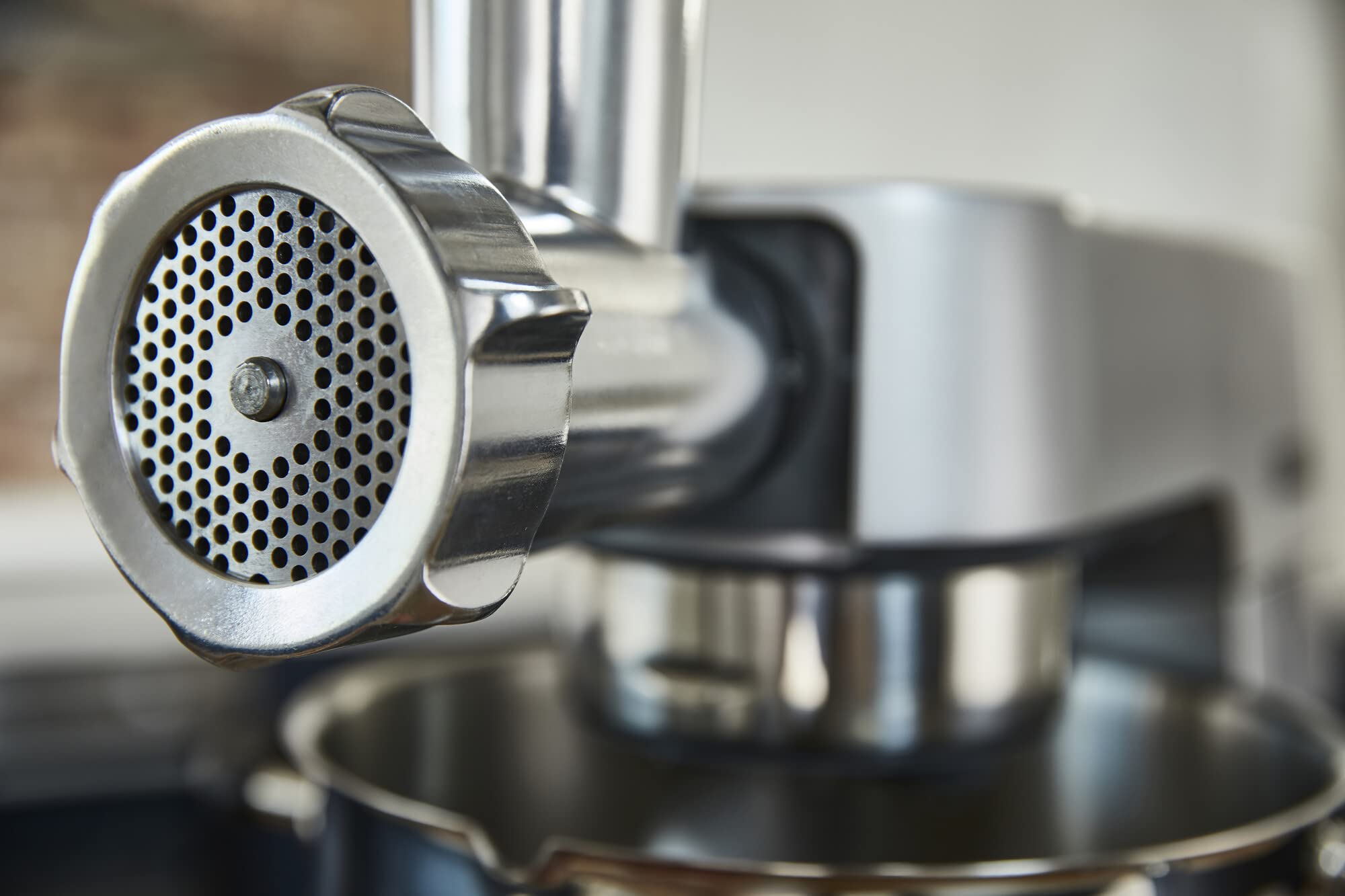 Kenwood KAX950ME Food Mincer Attachment | Silver Meat Grinder Tool