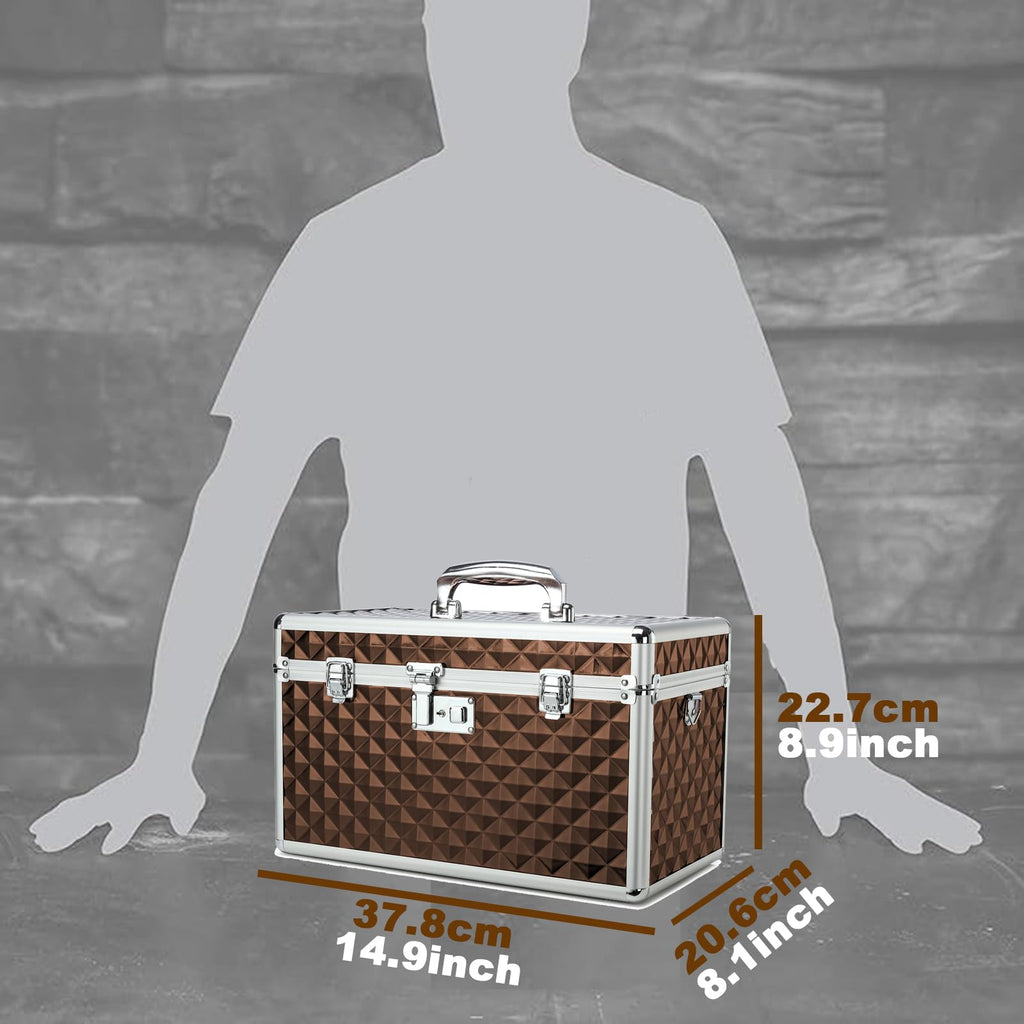 HEWEI WORKS Medication LockBox with Key, Lockable Medicine Storage Box, Security Lock Box, Medical Organizer - image 2