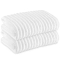 Towelogy Bamboo Extra Large Bath Sheets – 2 Pack White (90x140cm)