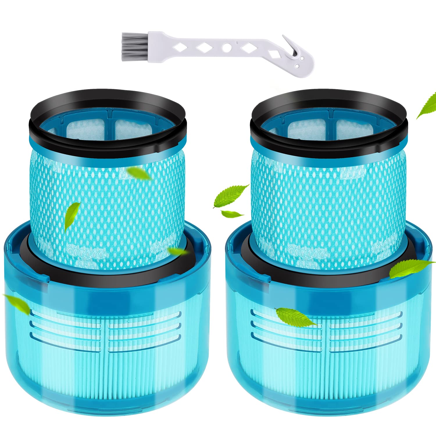 Rebirthcare HEPA Filter 2-Pack for Dyson V15 V11 SV14 SV22 Vacuum