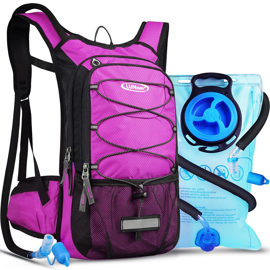 Lunidry 15L Hydration Backpack with 3L Water Bladder – Insulated Hiking Pack