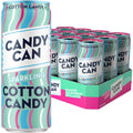 Candy Can Cotton Candy Sparkling Soda – Vegan & Keto Friendly (12 x 330ml)