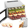Kwasyo 6-Tray Stainless Steel Food Dehydrator | 400W Fruit Dryer Machine