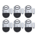 Noopel Door and Window Alarm - 120dB Magnetic Security Sensors, 6 Pack