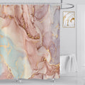 ASDCXZ Marble Shower Curtain – Modern Abstract Waterproof Fabric, 180x180cm
