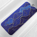 Jolof Store Non-Slip Bathtub Mat – 40x16 Extra Long Marble PVC Shower Mat