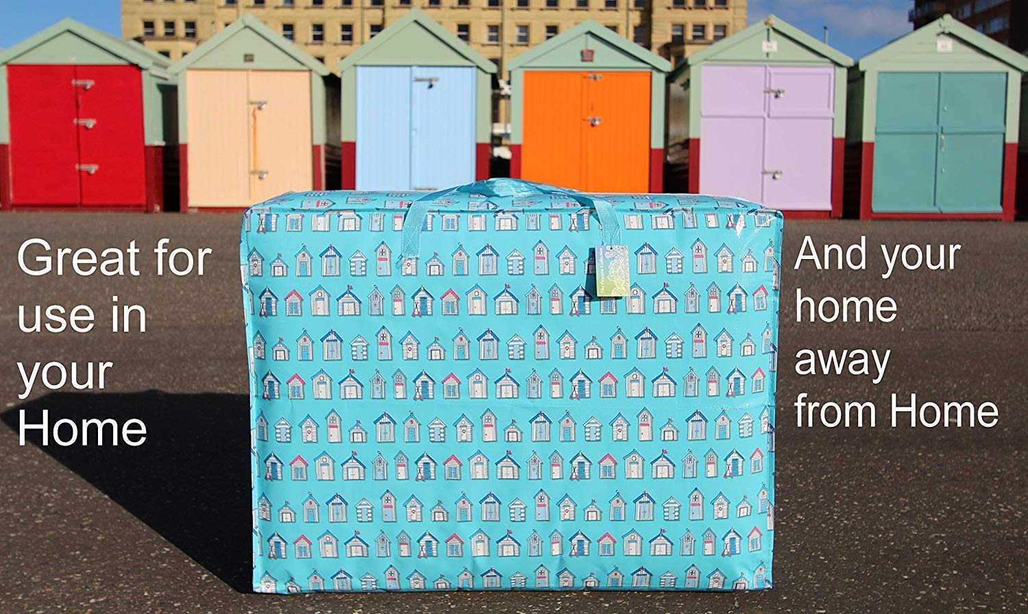 Pescara Extra Large 115L Underbed Storage Bags – Blue Beach Huts 3 Pack