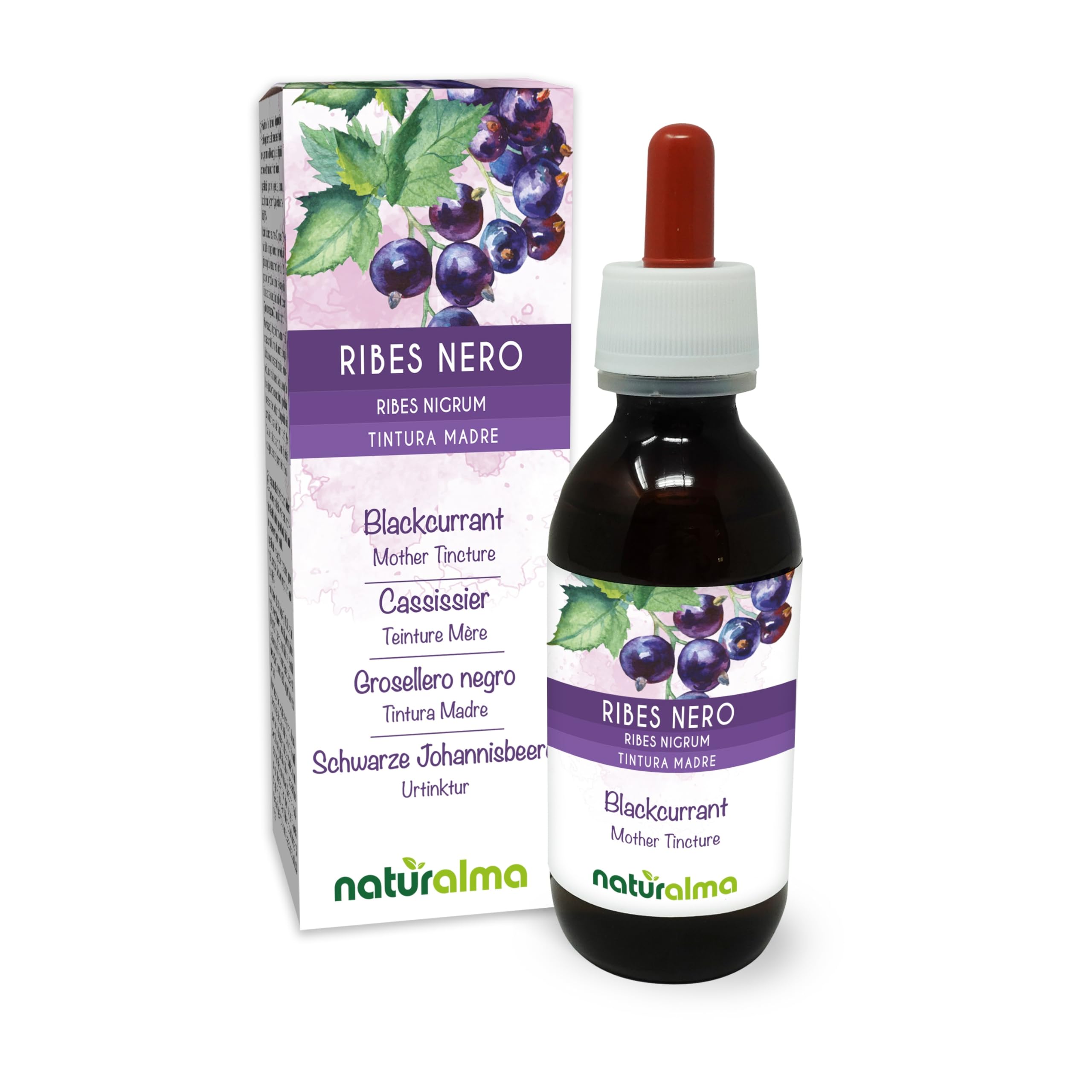 Naturalma Blackcurrant Mother Tincture – Alcohol-Free Liquid Extract 120ml