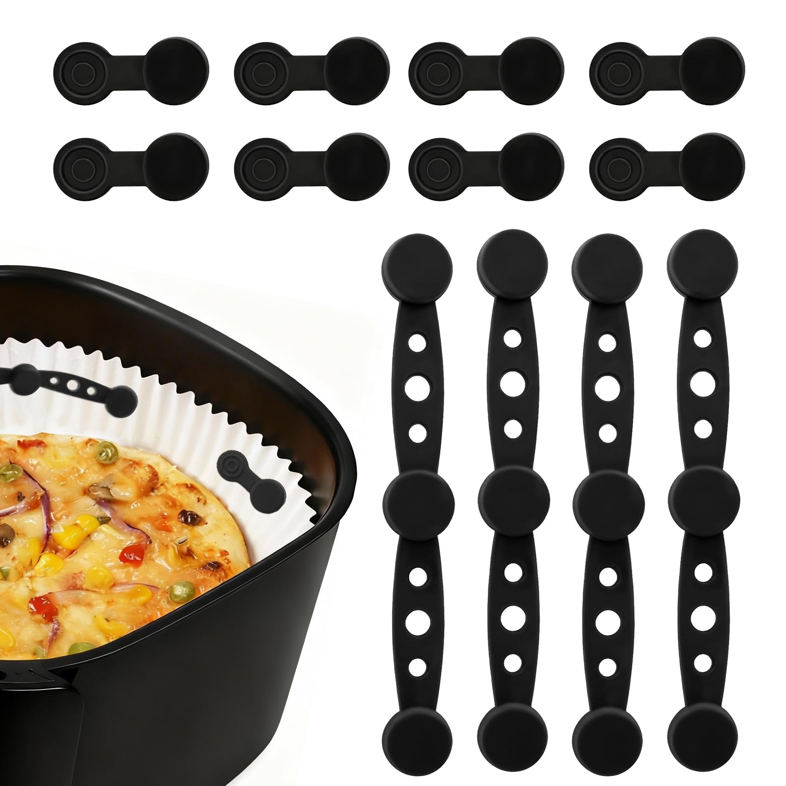 Soodyoow 12 Pack Air Fryer Magnets for Parchment Paper | Heat Resistant