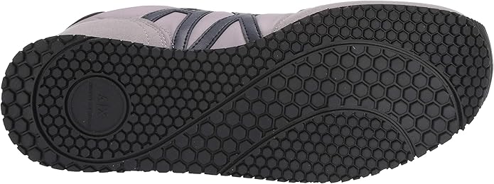 Armani Exchange Men’s Retro Suede Running Sneakers - Grey - UK 7