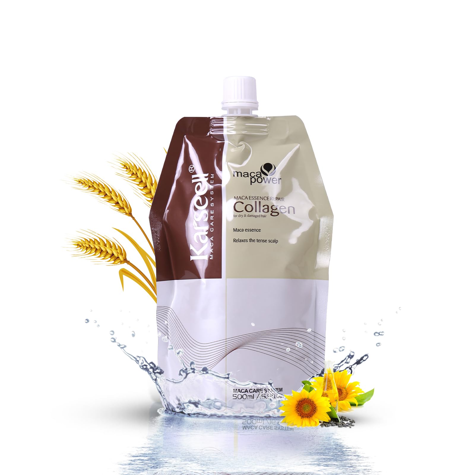 Karseell Collagen Hair Mask – Deep Repair Argan Oil Treatment 500ml