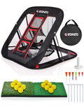 GEEORZO Golf Chipping Net | Pop Up Practice Net with Mats & Balls
