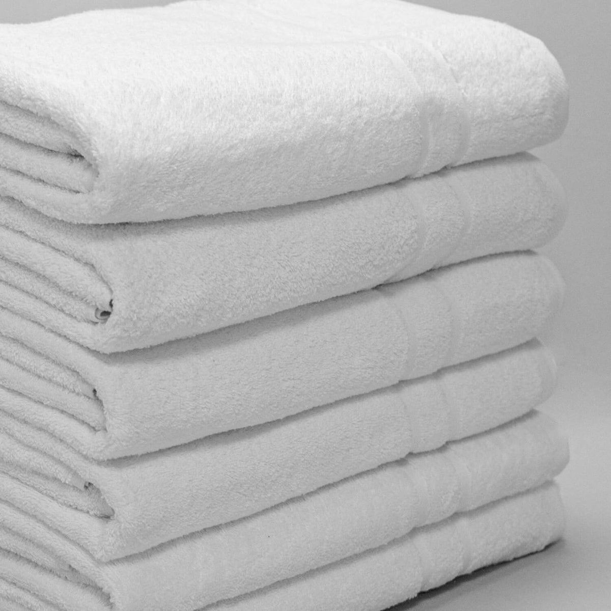 Burrito Blanco Stox10 Guest Towels, Smooth, White, Hand Towels 100 x 150 cm + Available Dimensions, 100% Cotton Terry Towelling, 480 g/m²