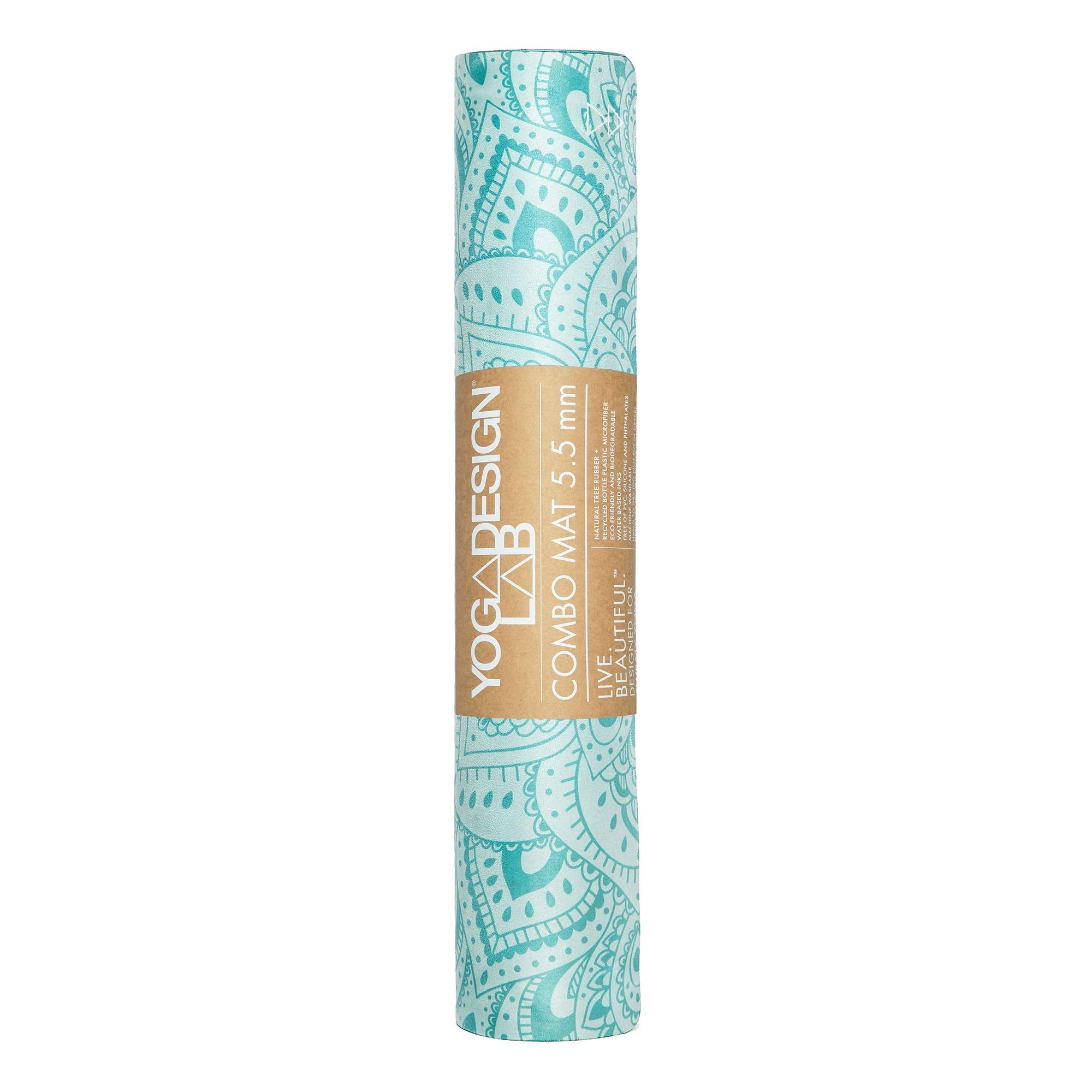 Yoga Design Lab Combo Mat 5.5mm | Eco-Friendly Natural Rubber Yoga Mat