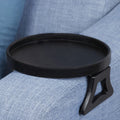 Sofa Arm Table Clip-On Tray for Drinks, Remote & Phone Holder - image 1