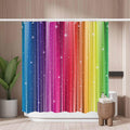 Woutay Rainbow Shower Curtain – Mold Resistant Waterproof Polyester