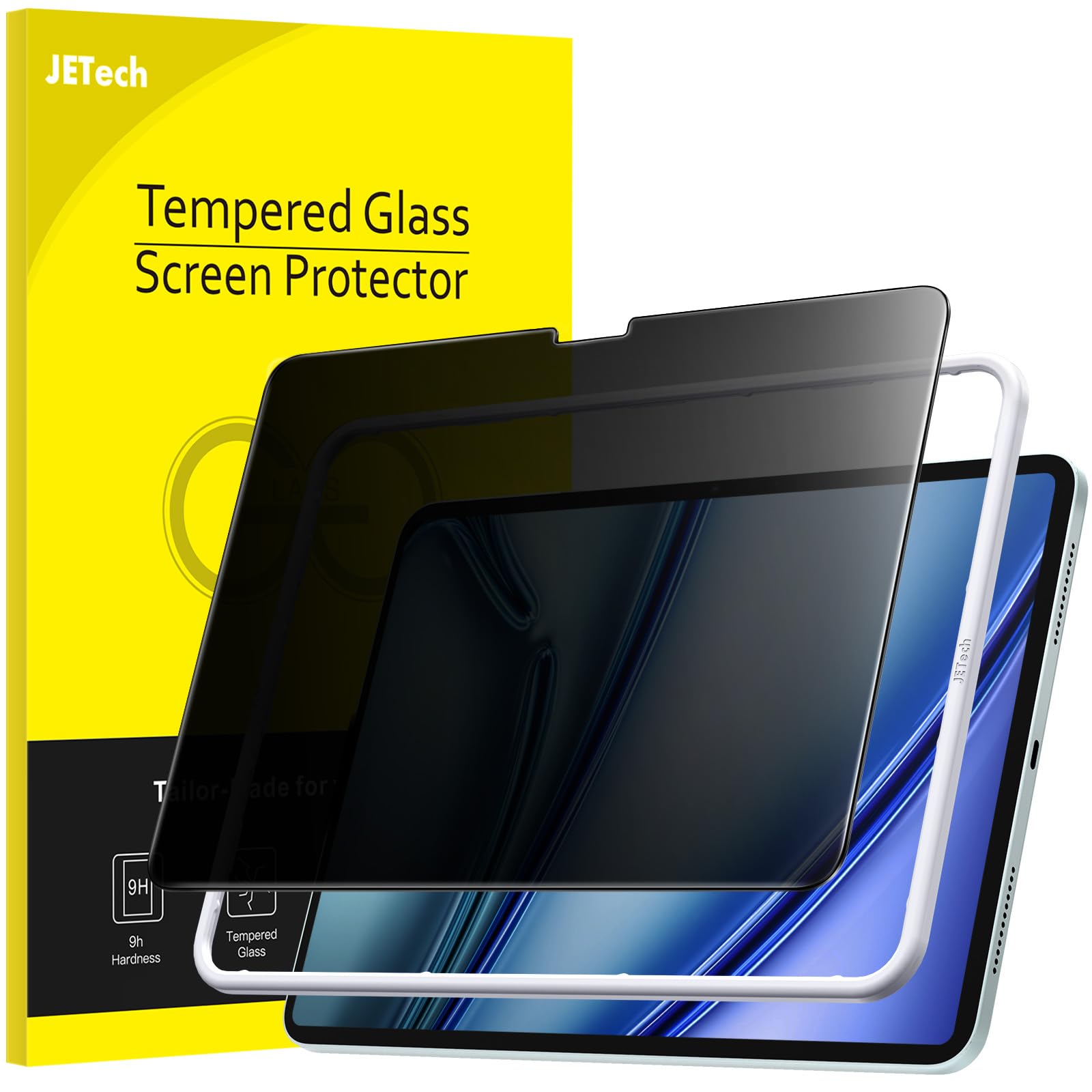 JETech iPad Air 11-Inch M3/M2 Privacy Screen Protector – Anti-Spy Glass