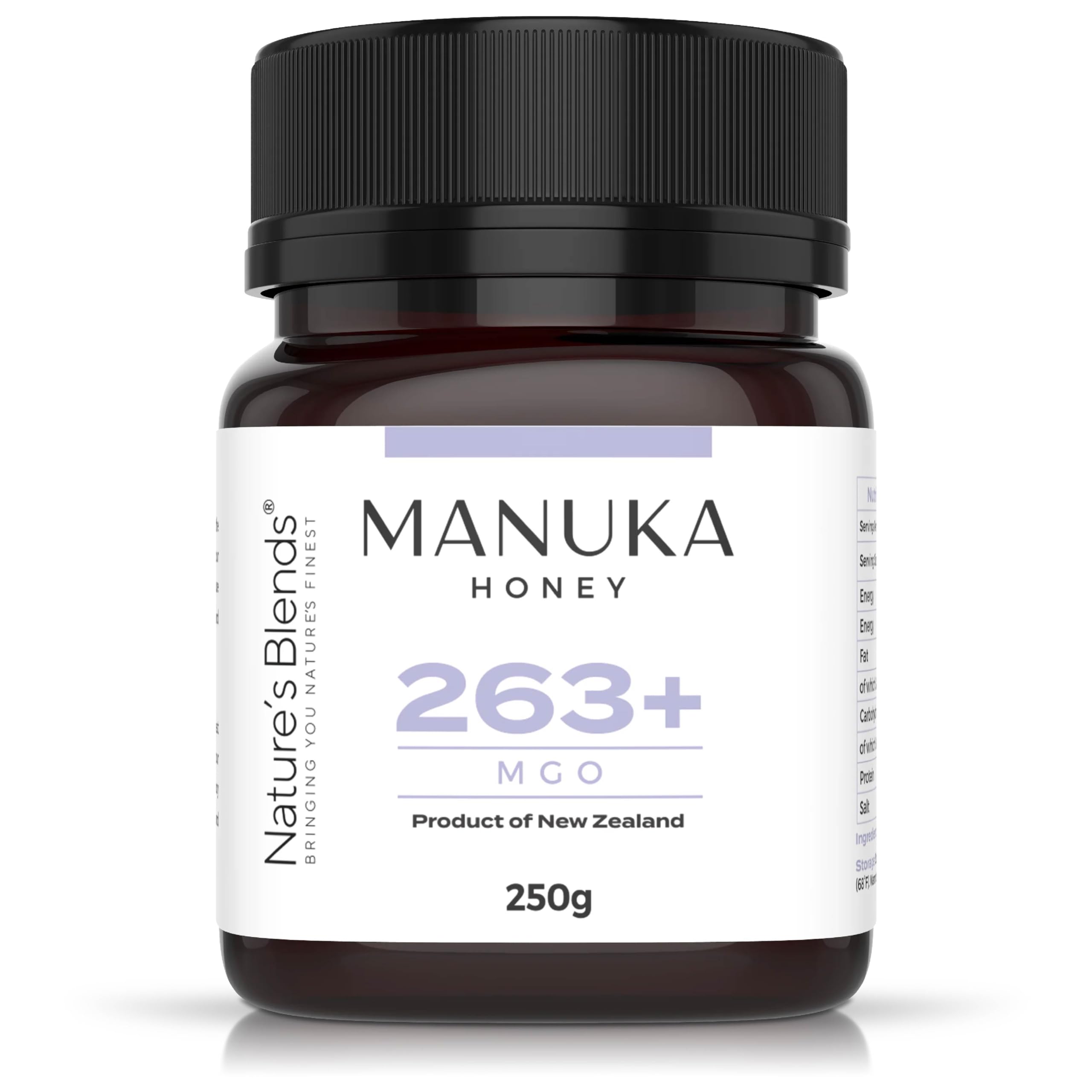 Nature's Blends Manuka Honey MGO 263+ | Raw New Zealand Honey - 250g