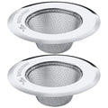 MSY BIGSUNNY Mesh Sink Strainer Set of 2, Stainless Steel Kitchen Drain Strainer with Large Wide Rim 4.5 inch Diameter - image 1