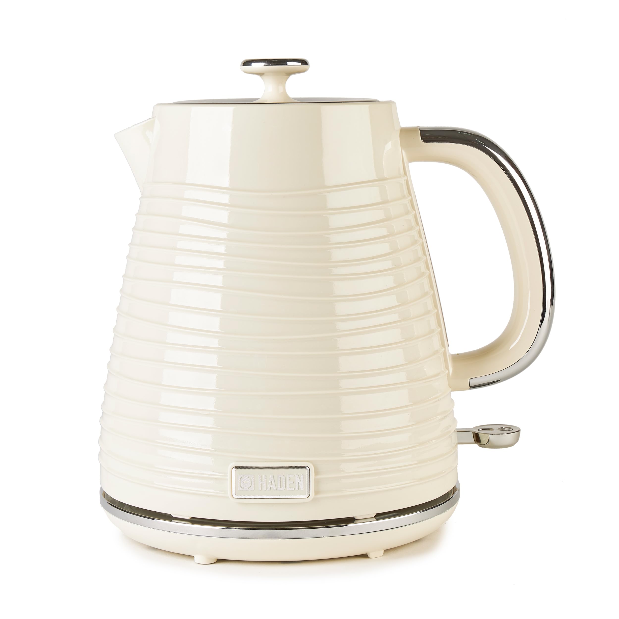 Haden Devon Electric Kettle – 1.7L Fast Boil BPA-Free Cream