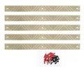 Jolof Store 600mm Anti Slip Decking Strips - Beige Polypropylene 5pk