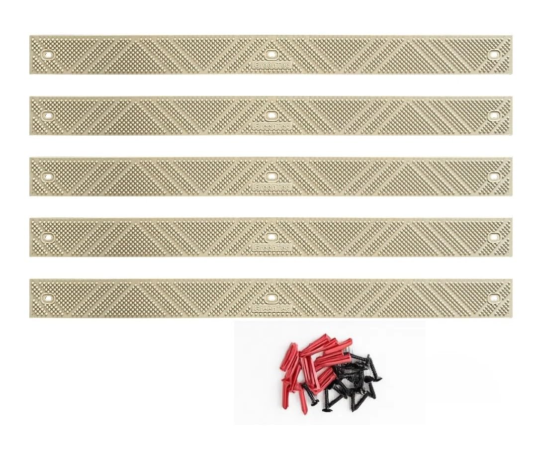 Jolof Store 600mm Anti Slip Decking Strips - Beige Polypropylene 5pk