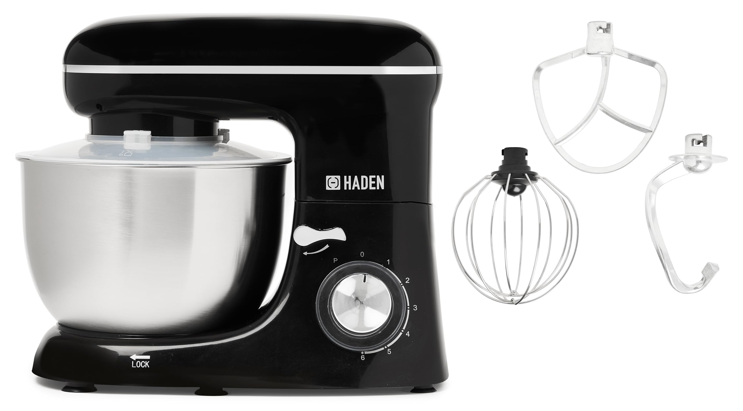 Haden 5L Stand Mixer – 1300W Heavy-Duty Kitchen Mixer with 3 Attachments