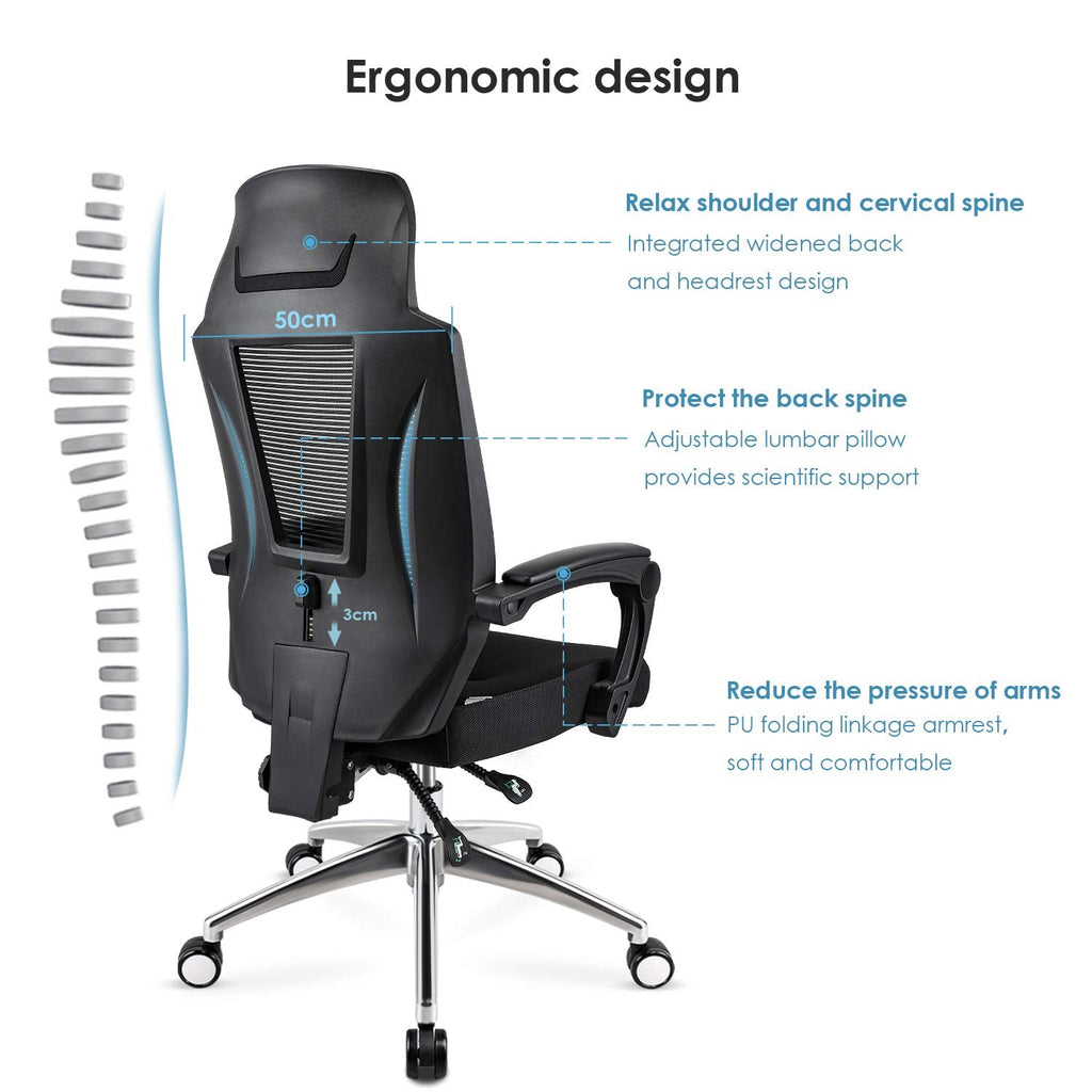 mfavour Office Chair MFV007, black, 5054574094465 - image 5