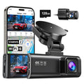 REDTIGER F7NP 4K Dash Cam Front and Rear – 128GB Card & 5.8GHz Wi-Fi