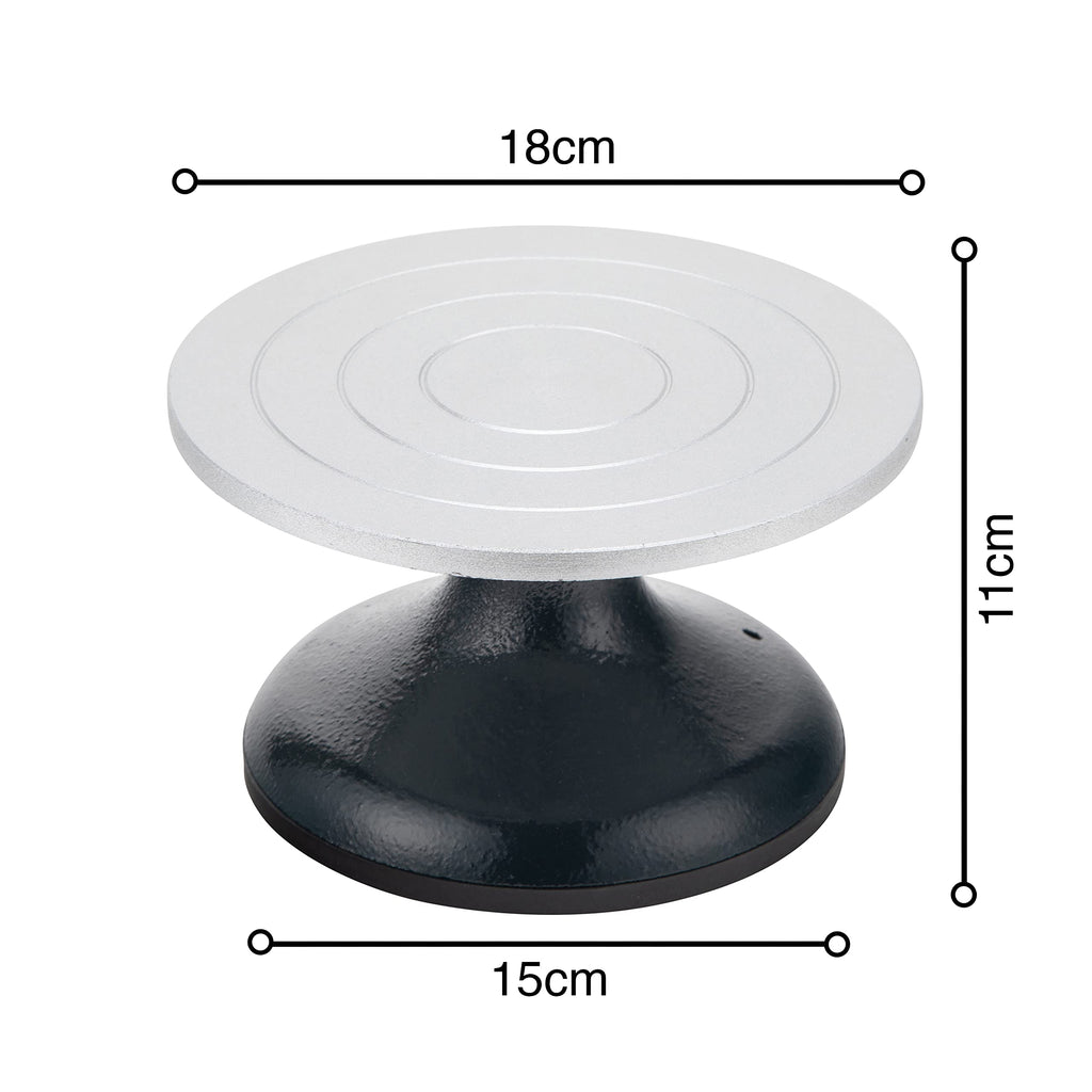 Agustu 18cm Pottery Wheel – Metal Banding Turntable for Clay & Ceramics
