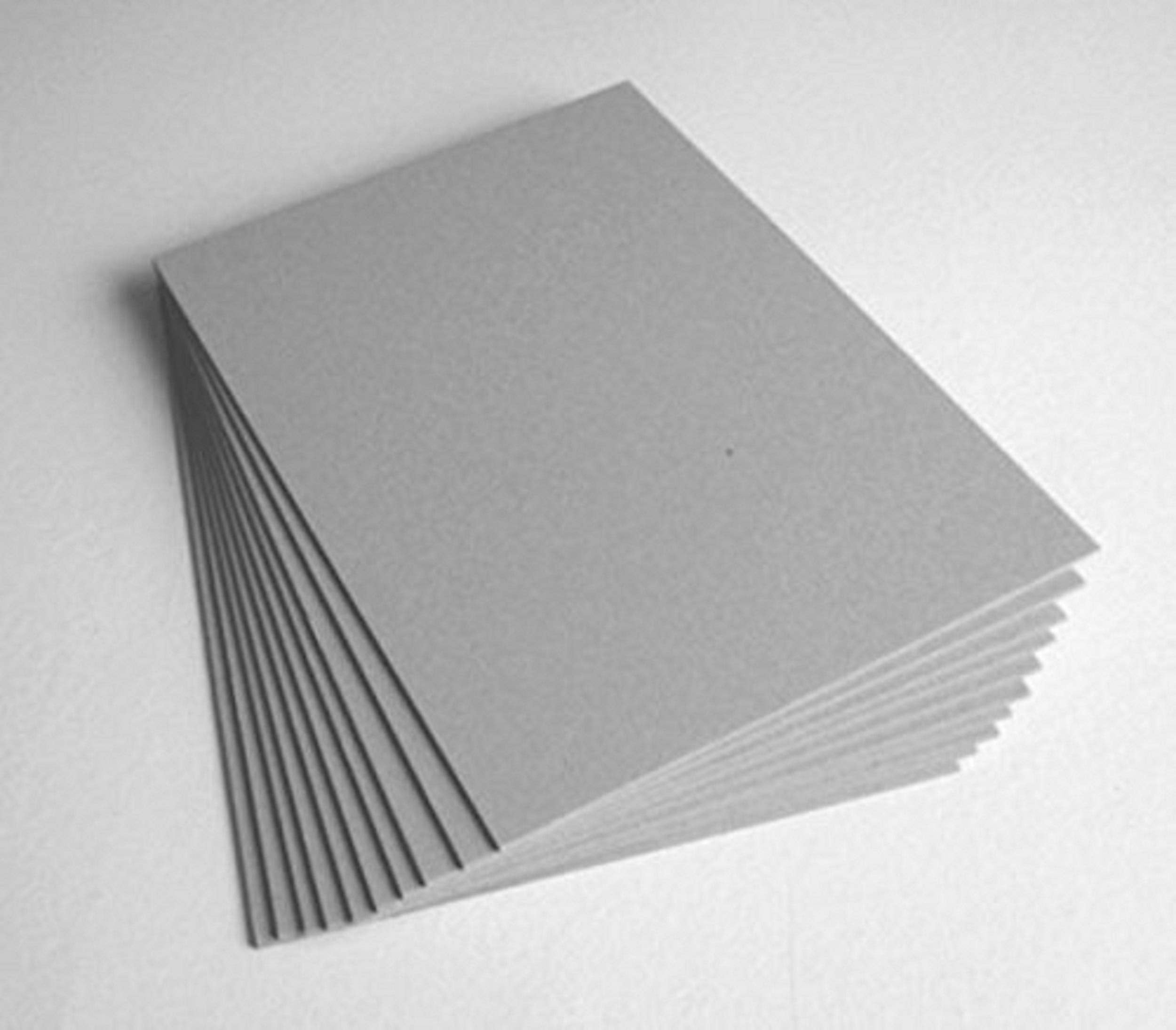 Protectafile A2 Greyboard 1500 Micron Craft Card for Bookbinding | 10 Sheets