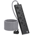 4-Way Extension Lead – 3M Power Strip with 4 USB Ports