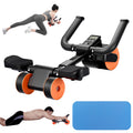 Bnlei Automatic Rebound Ab Roller with Elbow Support, Timer and Mat